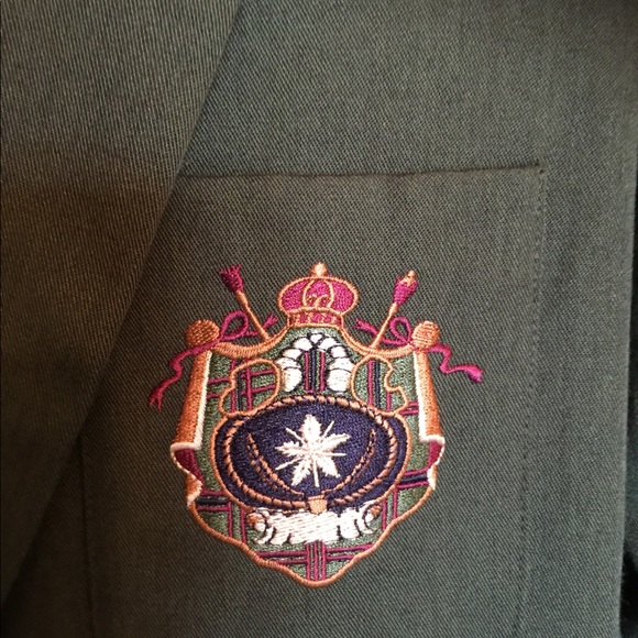 Green coat and skirt set - Picture 6 of 6